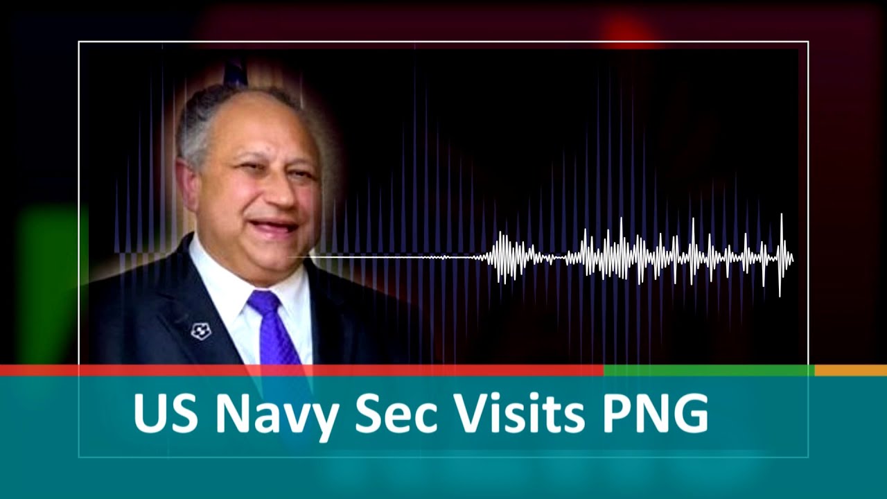 US Navy Sec Visits PNG