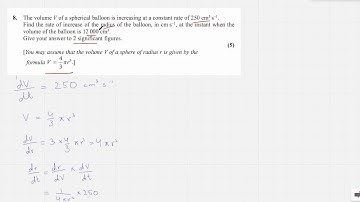Edexcel IAL Math past paper (C34 June 2014 Q8)