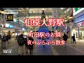 4K【相模大野駅】夜のぶらぶら散歩【町田駅のお隣】【相模女子大学 最寄駅】【小田急小田原線と小田急江ノ島線】【相模大野ステーションスクエア】【bono相模大野】【さがみおおの】神奈川県相模原市