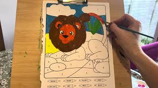 Daily calm in 16 minutes | lion 🦁 roar!! #calmingcontent #art #lion