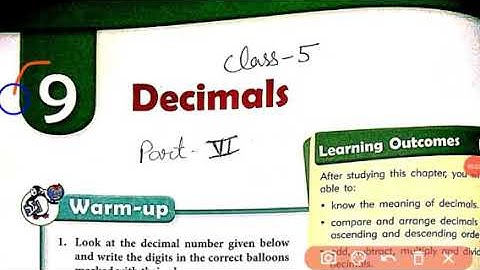 Class 5 Math cbse | Chapter 9 Decimals Part 6 | mkd agrim academy