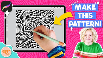 Easy Procreate Tutorial: How to make a seamless polka dot pattern in Procreate (Beginner Friendly)