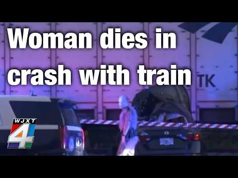 Woman hit by train, killed after driving around crossing arms on Jacksonville’s Westside: FHP