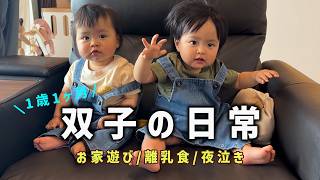 Twins Vlog] Observing the chaotic daily life of 1 year and 1 month