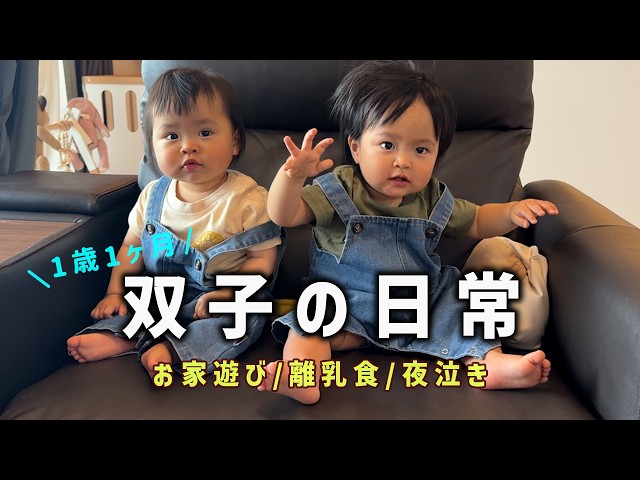 Twins Vlog] Observing the chaotic daily life of 1 year and 1 month