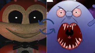 Jolly 1-3 And Onaf 1-3 But They Have Swapped Jumpscare Sounds