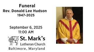 Lee Hudson Funeral - September 6 2025