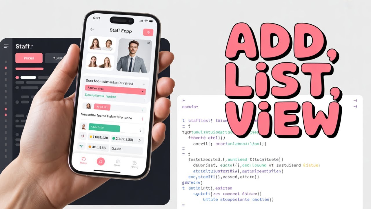 Flutter Tutorial: Add, List & View Staff Details using List Map String ...