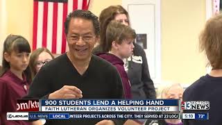 Over 900 students participate in volunteer project
