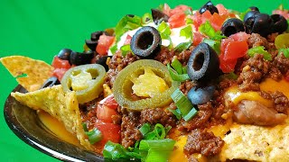Awesome Deluxe Nachos Supreme Made Easy  With Chorizo gamer Snacks
