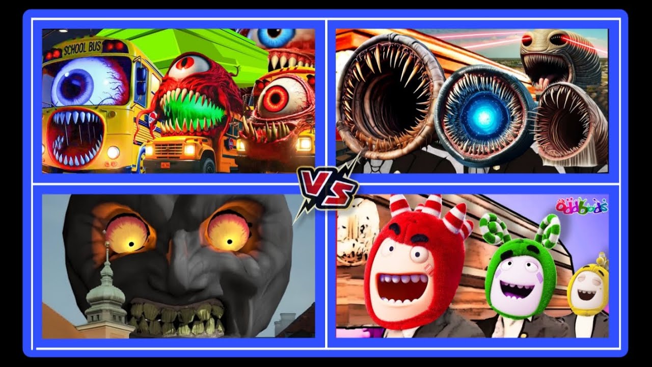 SCHOOL BUS VS EROSION WORM VS ODDBODS VS LUNAR MOON . TELIS Hop EDM RUSH