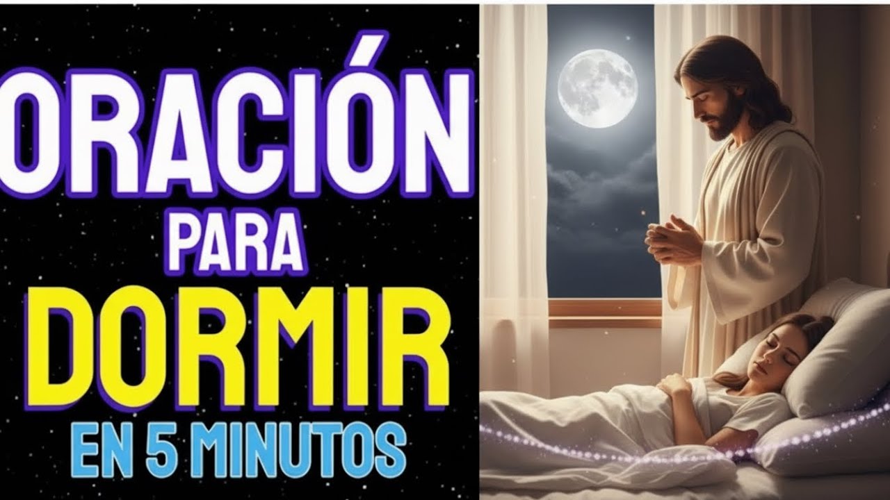 🌙 Oración de Jesús para Dormir Profundamente | Déjala Sonando Toda la Noche 🌙