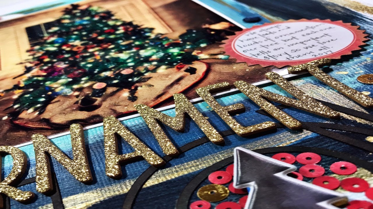 Scrapbooking Process Video: Ornament Love (SpiegelMom Scraps) camera iphone 8 plus apk