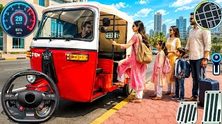 Tuk Tuk Rickshaw Driving Game City Rickshaw Pick Drop Passenger Transport! New Android Gameplay screenshot 5