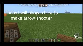 How To Make Arrow Shooter In Mine Craft Sh Gaming Yt