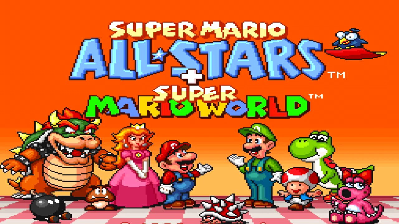 Super Mario AllStars + Super Mario World Music SMW Overworld (Post