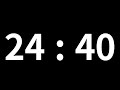 24분 40초 타이머 24minute 40second timer 1480 second timer
