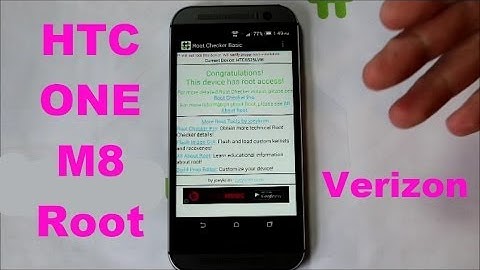 Verizon HTC ONE M8 Rooted with Weak Sauce app, should work on most HTC devices
