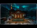 Minecraft || How to Build a SNOW Cabin || Como Construir una Cabaña en la Nieve || Relaxing Video