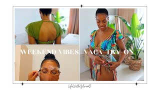 Weekend vibes, Vaca-try-on, Brow lamination and Niece's wedding dress fitting.