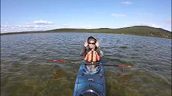 2019 08 18 GX011376 n selfie Warm Er Kayak Quartz lake