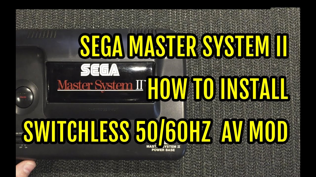 Console SEGA Master System II PAL-EURO (sans Boîte Ni Notice)