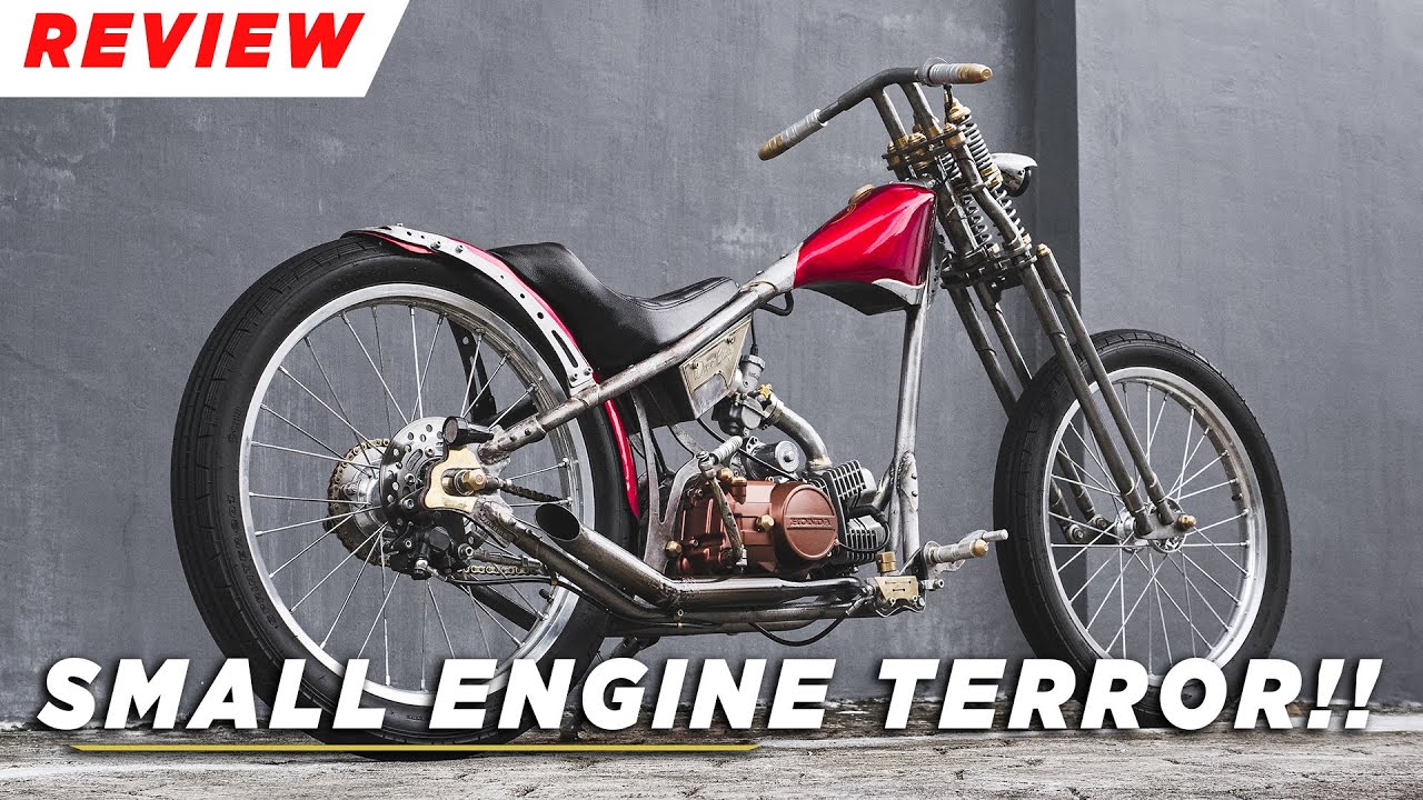 CHOPPER MESIN BEBEK!! Small engine terror by enggal modified YouTube