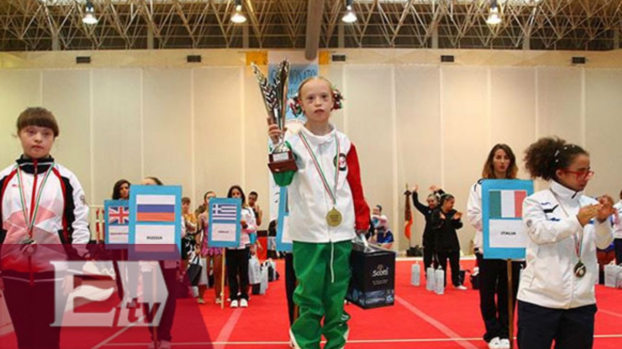 Niña mexicana con Síndrome de Down, gana campeonato mundial de gimnasia /  Yuriria Sierra - YouTube