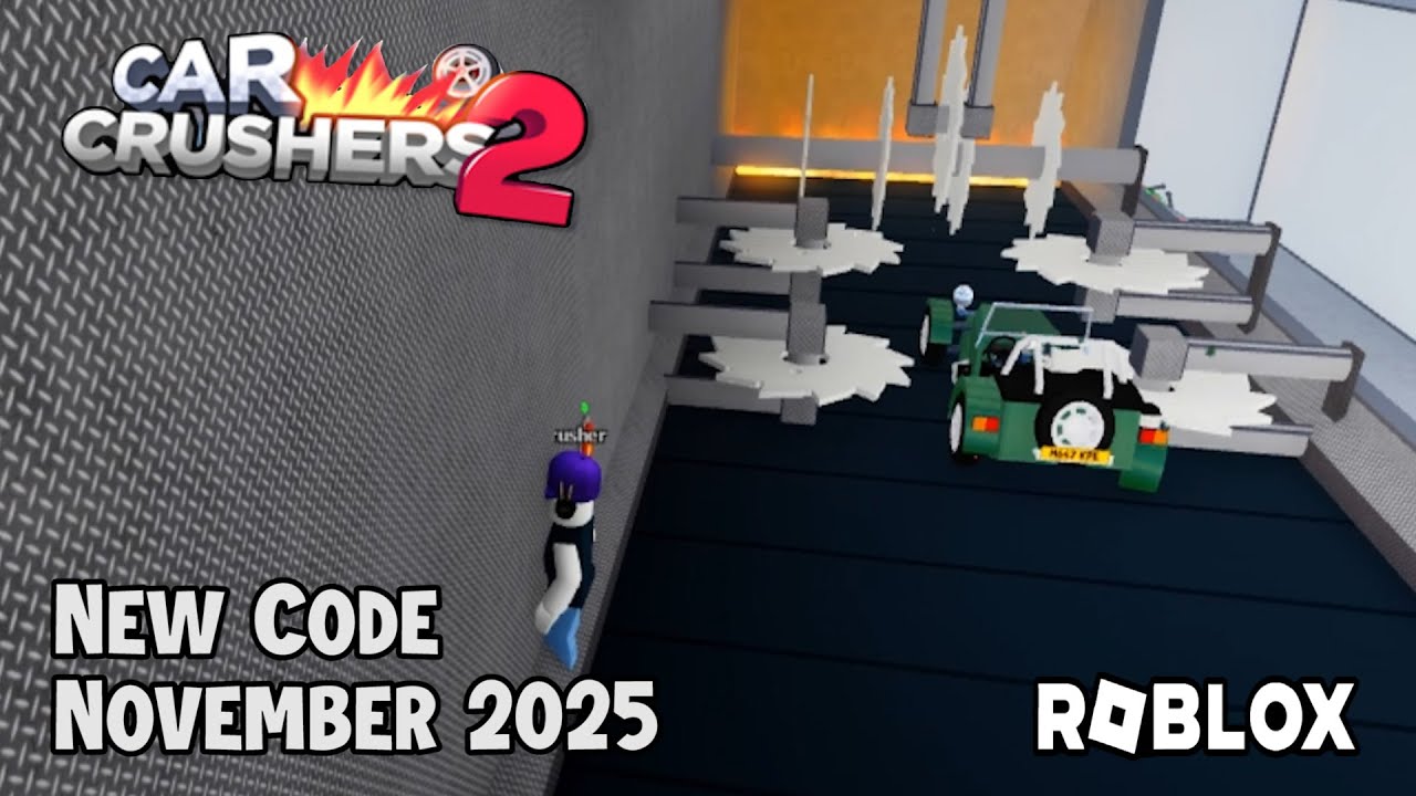 Roblox Car Crushers 2 -New Code November 2025 - YouTube