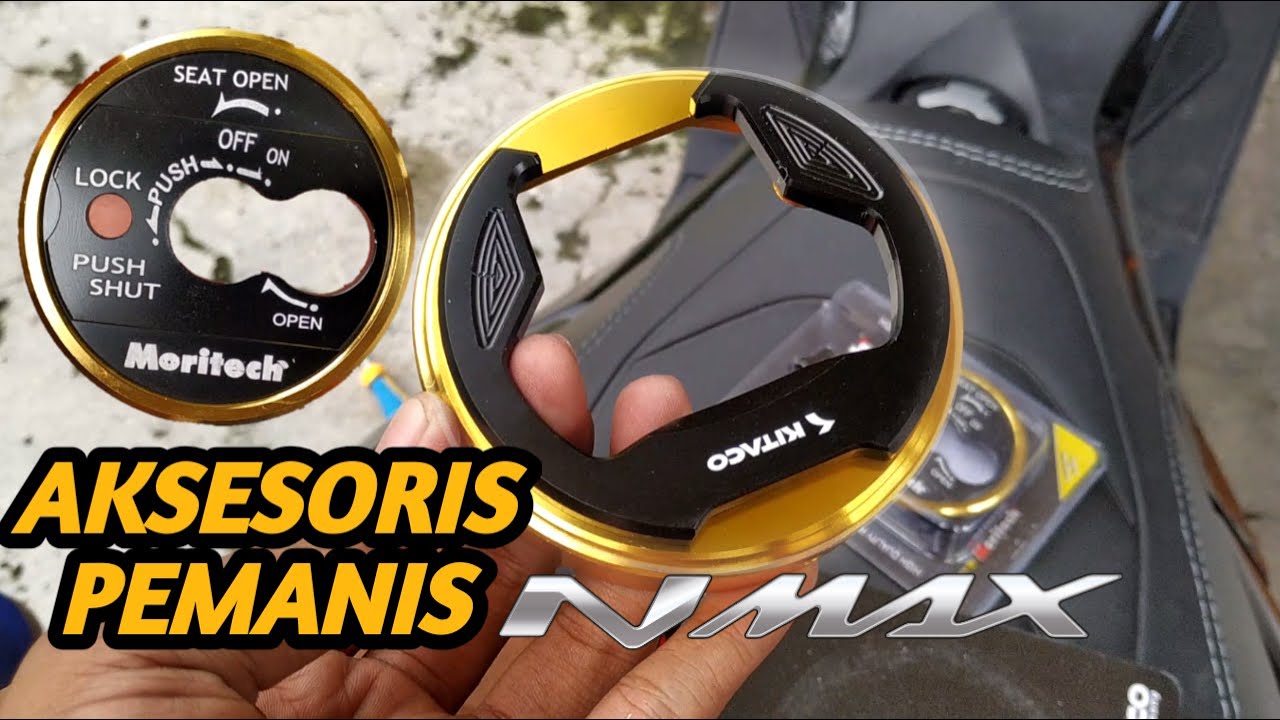 Cover tangki & kunci Nmax | Aksesoris Pemanis Nmax