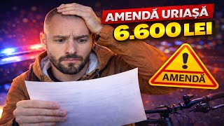 Cum și de ce am luat o AMENDĂ DE CIRCULAȚIE de 6.600 de lei? | Fiți atenți dacă treceți prin asta...