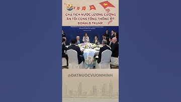 Chủ tịch nước Lương Cường ăn tối cùng Tổng thống Mỹ Donald Trump