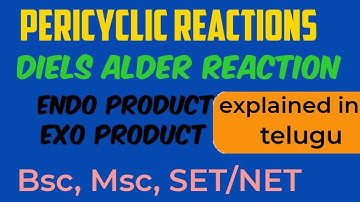 Pericyclic reactions/part 7: Diels alder reactions/ Endo and Exo product FMO approach .