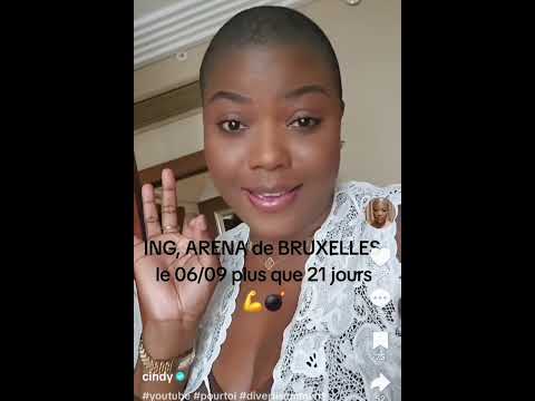 CINDY LE COEUR LA REINE FEMME LEGITIME DE KOFFI OLOMIDE LE 6 SEPTEMBRE 2025 ARENA BRUXELLES