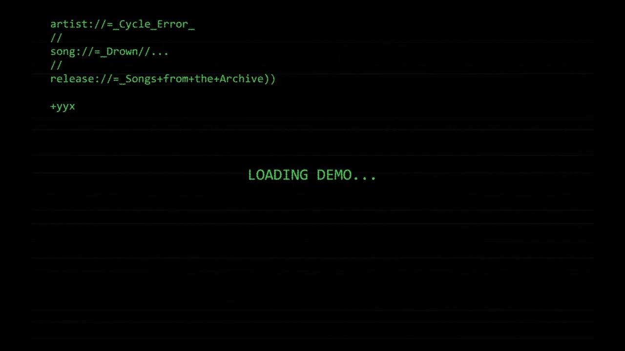 Cycle Error Drown YouTube