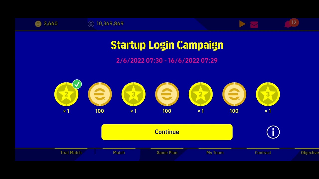 eFootball 2022 Rewards | Login Campaign |  