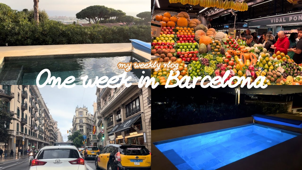 WEEKLY VLOG À BARCELONE (pendant les inondations)