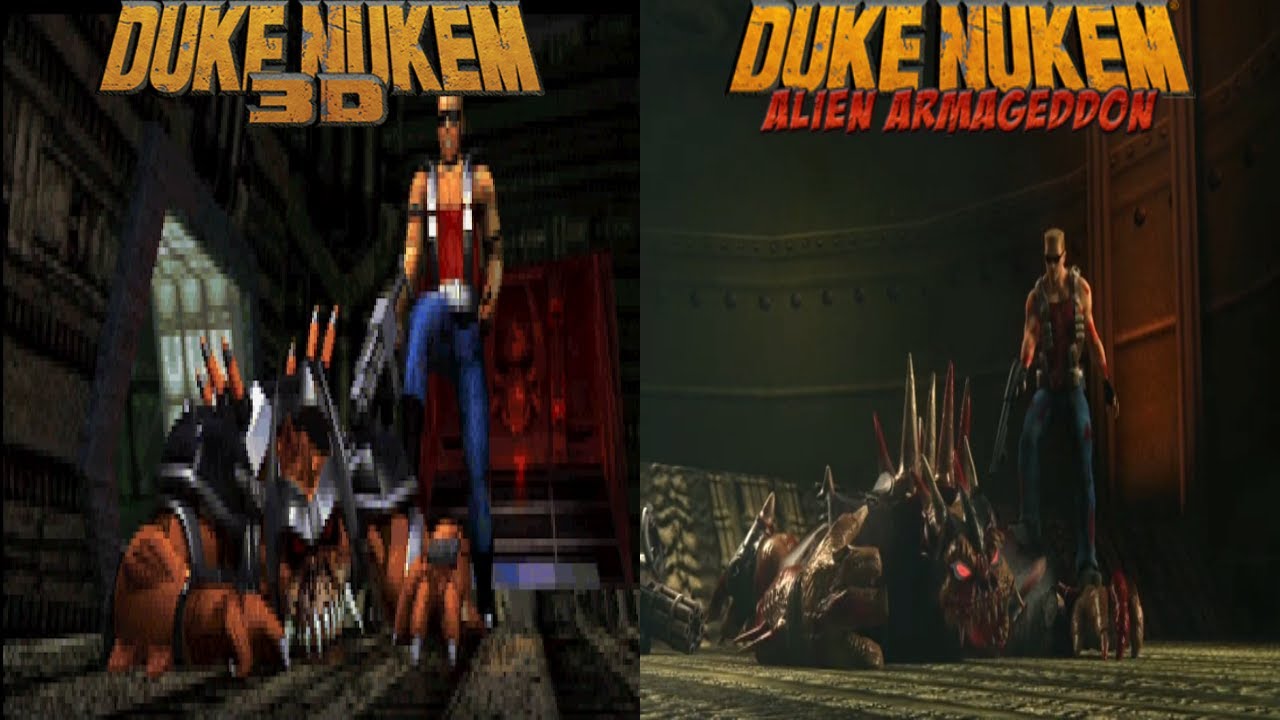Cinematicas de Duke Nukem 3D Vs. Alien Armageddon YouTube