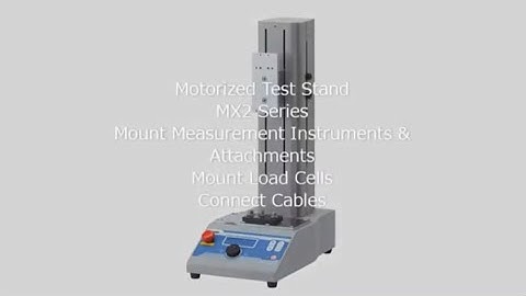 【Users Guide】MX2 Series Mount Instruments&AttachmentsLoad CellsConnect Cables