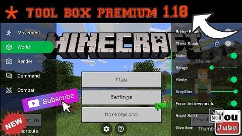 How to download toolbox premium 1.18 in Minecraft
