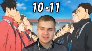 Коты Против Воронов | Волейбол!! 10-11 серия 1 сезон | Реакция на аниме