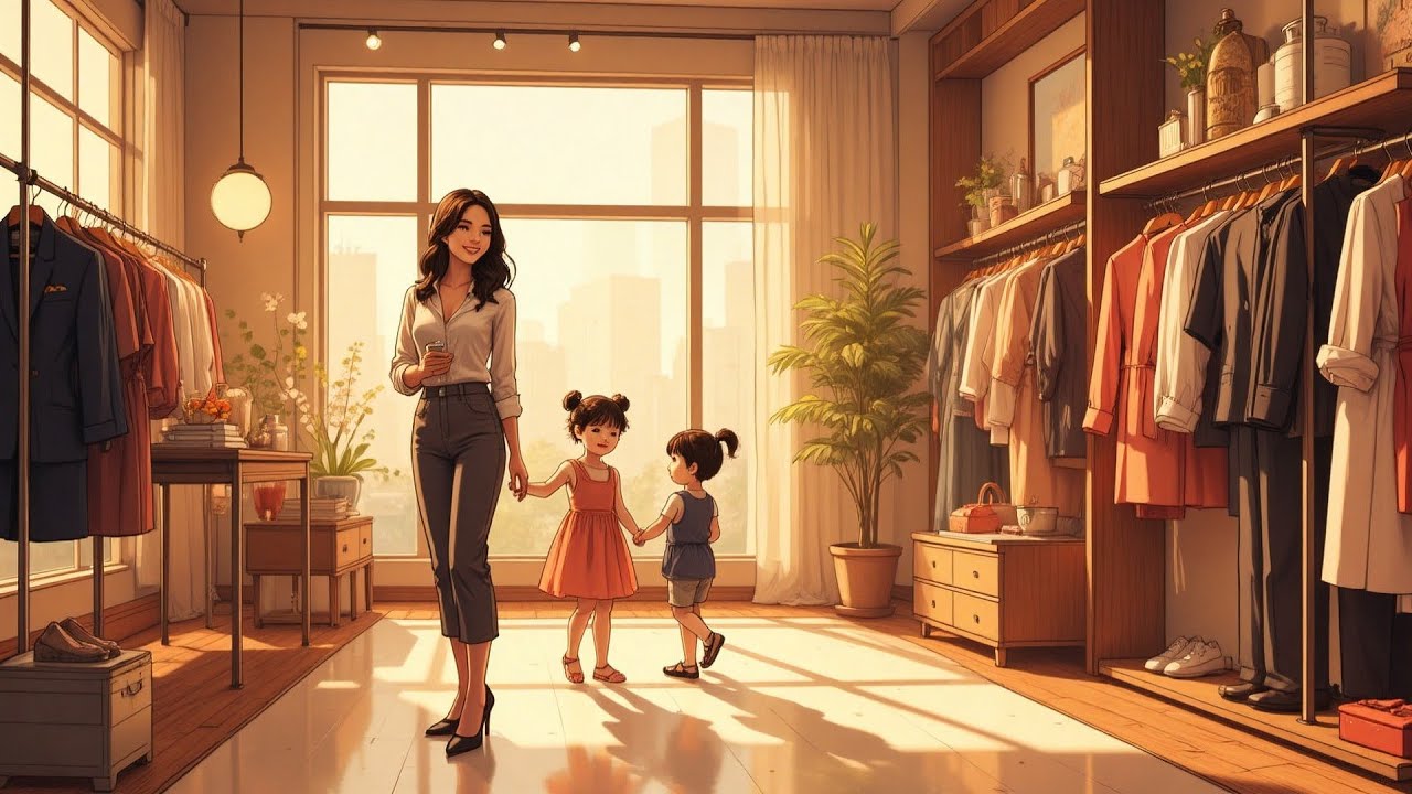 Renacida, usé la indemnización de mi esposo para abrir una tienda de ropa, tuve hijos mediante...