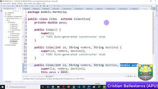 como usar Herencia en JAVA