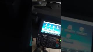 كيفيه ضبط لون ابيض واسود لون اساسي في مكنه كيوسيرا 2500Ci وتخطي التصوير بالألوان