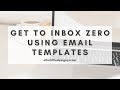 Email management hack – using templates | The 5 Minute Design Business