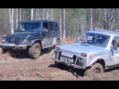 Mercedes Gelandewagen Uaz Hunter Lada Niva 4x4 Off Road Test Youtube