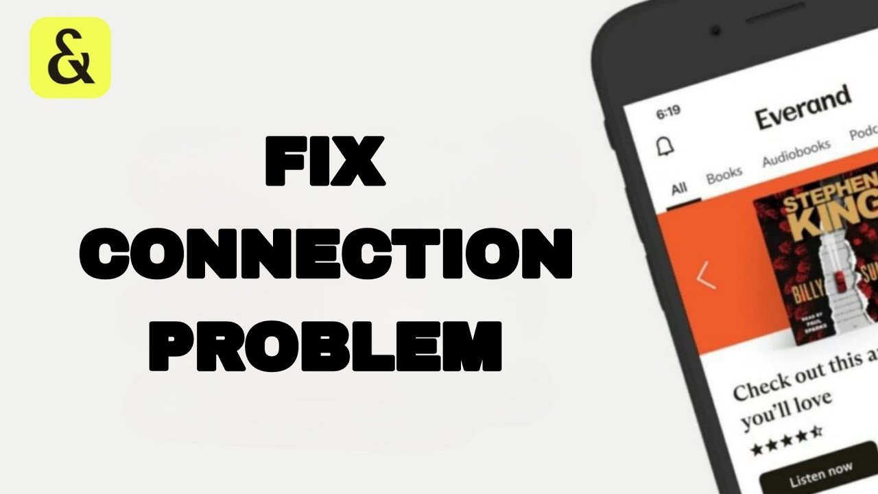 How To Fix And Solve Connection Problem On Everand App | Final Solution ...