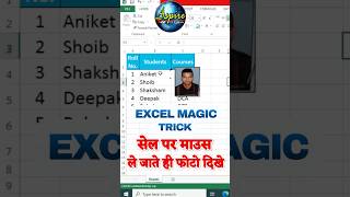 How to Insert Picture in Excel Comment | Amazing Excel Trick #excel #trick mouse hover