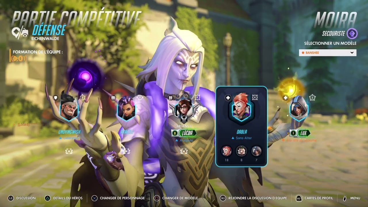 Overwatch - ranked match making (Healer)