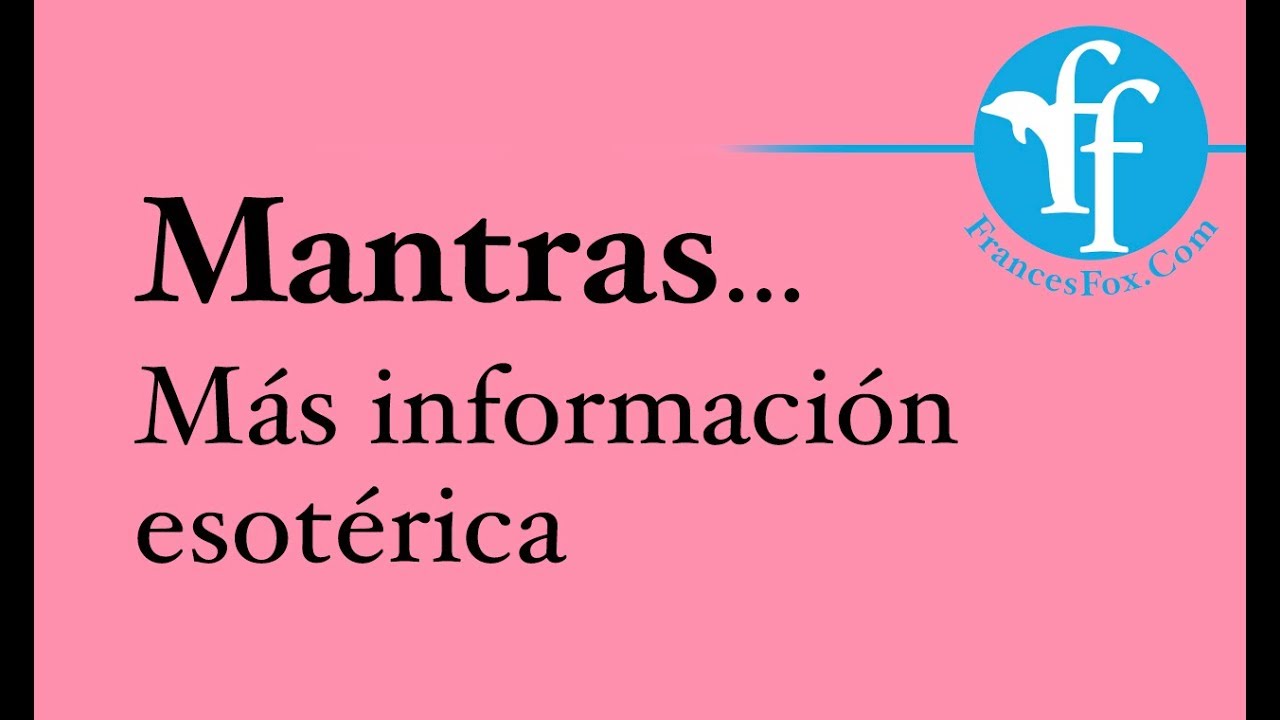 Mantras... Más información esotérica desastres naturais tipos